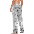 thumbnail image 5 of Men's Pajama Pants with Pockets Sleepwear Lounge Pants Stretch Casual Cute Koala Bears Stars, 5 of 6