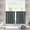 Dark Gray, variant on Short Curtains for Small Bedroom Window, Insulating UV Blocking Drapes for Kitchen Cafe Basement Garage, Privacy Tiers for Bathroom Window, 30 x 24 Inch, 2 Panels Set.