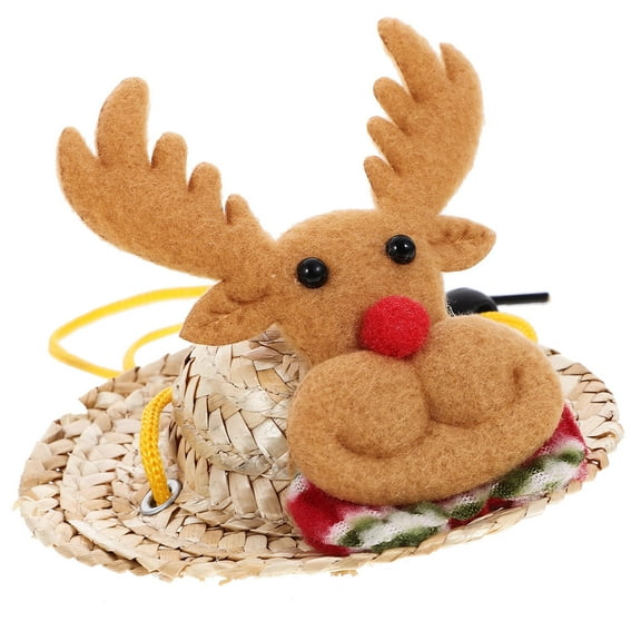 LOLIPPYY 1 Set Matching Pet Hats For Christmas 4x4x2.4in