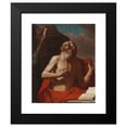 thumbnail image 2 of Guercino 20x24 Black Modern Framed Museum Art Print Titled - Saint Jerome, 2 of 5