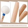 thumbnail image 2 of Drum Mallets Felt Blue Percussion Instrument Lovers Performance 2Pcs 15.4X2.4X2.4In, 2 of 5