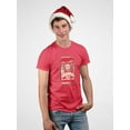 thumbnail image 2 of Krampus Can Naughty Dark Christmas Men's T-shirt, 2 of 4