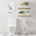 thumbnail image 3 of HFDF Samoyed Bathtub,Bathroom Wall Art,Animal Bathroom Art,farmhouse bathroom art,canvas nursery art for Home Bedroom Living Room Wall Decor Easy to Hang-canvas print with 8x10inch Framed, 3 of 6
