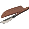 thumbnail image 2 of SZCO 8.5-Inch File Steel Skinner Knife Carbon Steel Fixed Blade with Long-Profile Pakkawood Handle and Hand-Stitched Leather Sheath, 2 of 5
