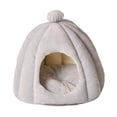 thumbnail image 1 of Cama portátil para gatos Sunnimix Nido Cama Casa M Gris claro, 1 of 8