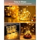 thumbnail image 4 of Fairy Lights HOBAYS, paquete de 20 unidades, funciona con pilas, 1 m, 20 LED, blanco cálido, 4 of 7