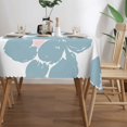 thumbnail image 3 of YFYANG Rectangular Polyester Table Cloth Abstract Floral Patterns Table Cover for Indoor Outdoor Kitchen Restaurant Table Decoration Tablecloths，54" X 72", 3 of 9