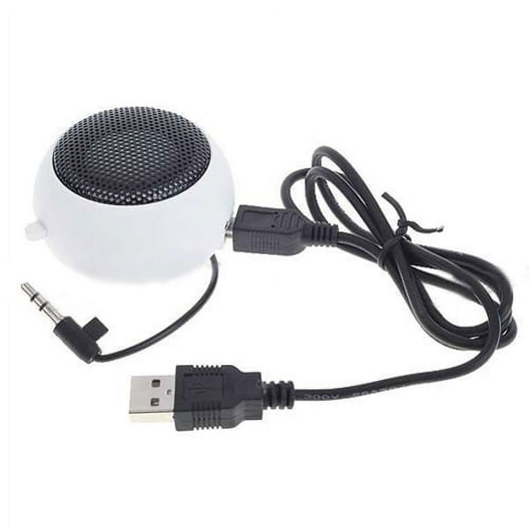 Wired Portable Speaker White Multimedia Audio System Rechargeable J1J Compatible With Samsung Galaxy Tab S 10.5 SM T800 Grand Prime Express Prime A