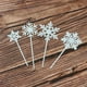 thumbnail image 5 of 4 adornos para cupcakes con forma de copo de nieve, palillos para donuts, decoración para baby shower Azul, 5 of 9