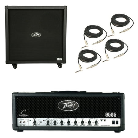 Peavey 6505 412 Straight Cabinet & 6505 Amp Head Electric Guitar Package