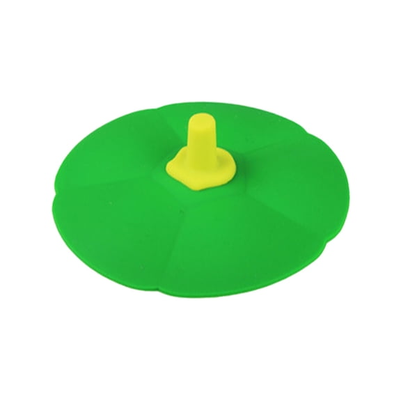 1 Pcs Silicone Lids,Silicone Cup Lids Cover,3.74 Inch Rubber Airtight Seal Suction Cap,Flexible Mug Cover,Versatile Cup Lid Mug Cup Cover,Hot Cup Lids for Drink Glass Coffee Mug Can,(Green,3.74 in)