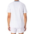 thumbnail image 3 of Fila Fionn Pin Striped T-Shirt, White, 3 of 5