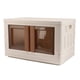 thumbnail image 2 of Contenedor de almacenamiento de plástico con tapa, contenedor de almacenamiento plegable apilable de 32L con tapa L contenedor de almacenamiento máxima comodidad, 2 of 8