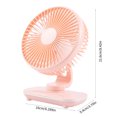 thumbnail image 3 of Needhep Portable Vaneless Turbine Small Fan 2024 New Desktop Fan, Household Ceramic Heaters, Portable Small Battery Operated Fan for Cars (White), 3 of 6