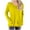 Yellow, variant on IROINNID Women's Fall Tops Long Sleeve Oversized Base Shirts Solid Workout Sweatshirts Casual Basic V-Neck Loose Fit Pullover with Pocket,Green