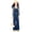 Blue, variant on YunPes Girls Denim Overalls Kids Sleeveless Jumpsuits RompersCrisscross Bib Overall with Pockets Teen Trendy Jean Coveralls