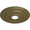 thumbnail image 3 of Ekena Millwork 15 3/4"OD x 3 1/4"ID x 1"P Galway Ceiling Medallion (Fits Canopies up to 3 1/4"), Hand-Painted Mississippi Mud, 3 of 6