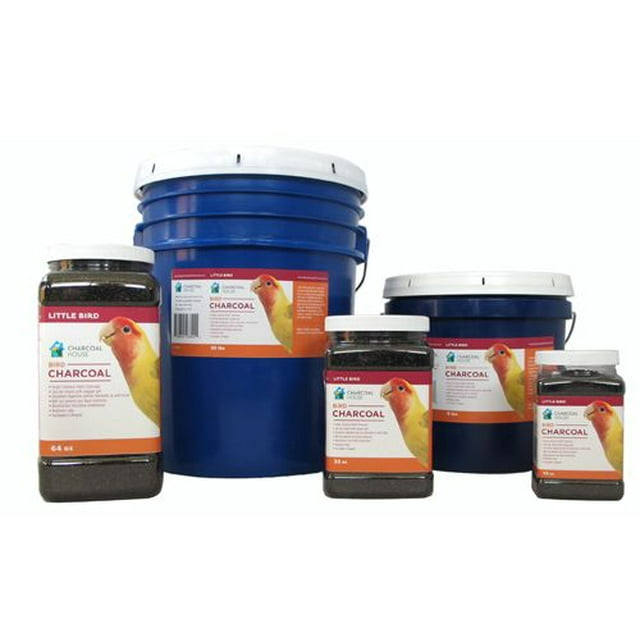 Charcoal House Activated Charcoal Digestive Aid for Small Birds 16 oz