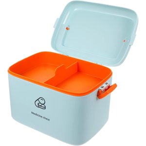 1pc Boîte de rangement Pill Couleur de cheveux Tube Squeezer Outil Trousse d'urgence pour la famille Trousse de stockage Sac de médicaments Petits contenants à épices Pink Medicine Coffret de médecine Premiers soins Enfant