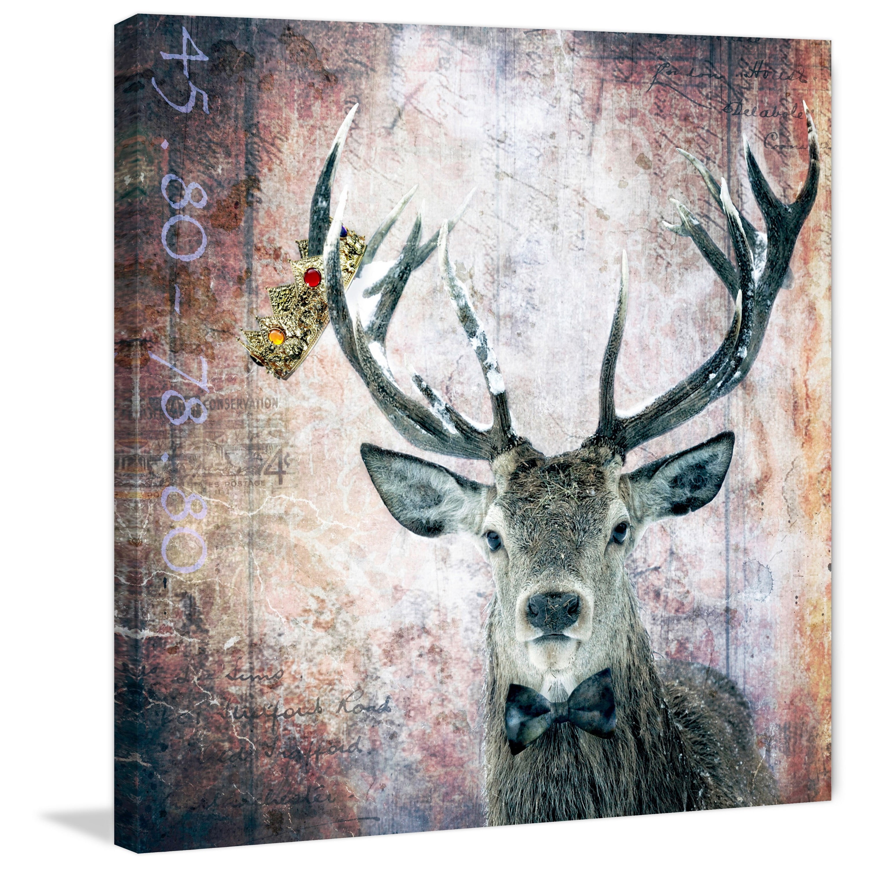 Marmont Hill "Buck Prince" by Morgan Jones Painting Print on Wrapped Canvas