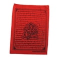 thumbnail image 3 of Handmade Green Tara Prayer Flags - Set of 10 Flags, 6"x8", 3 of 7