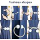 thumbnail image 3 of 4 Pcs Curtain Loop Holders, Magnetic Curtain Tiebacks, Curtain Rope Buckles, Curtain Rope And Magnet Tiebacks, For Home Decoration Office, Hotel Windo, 3 of 3