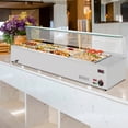thumbnail image 2 of ROVSUN 96 QT Stainless Steel Chafing Dishes with Items Included, 2 of 8
