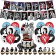 thumbnail image 1 of Michael Jackson Theme Birthday Party Decor Supplies Balloons Kit Banner Cake Toppers Set, 1 of 4