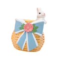 thumbnail image 4 of Maceta con forma de flor, diseño de lazo, ideal para jardín, interior y exterior, con plantas pequeñas. Conejito, 4 of 9
