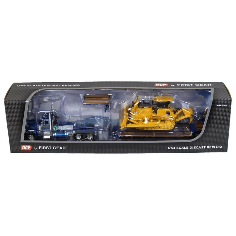 First Gear 1/64 Peterbilt 379 W/ Fontaine Lowboy, Fliptail First Gear 1/64 Peterbilt 379 W/ Fontaine Lowboy, Fliptail