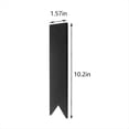 thumbnail image 4 of Paquete de 4 Clips de Conector, Estacas de Metal Cor-Ten de para Bordes de Paisaje de Acero de 6, 8 y 14 Pulgadas de Alto, Negro, 10,2 Pulgadas, 4 of 8