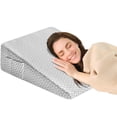 thumbnail image 1 of Almohada con forma de cuña COLDHUNTER, 7,5 camas, espuma viscoelástica para después de la cirugía, 1 of 6
