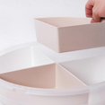 thumbnail image 4 of 2X 4-Compartment Vegetable Tray Snack Storage Box with Lid Fruit Bowl with Lid, 4 of 5
