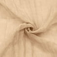 thumbnail image 2 of Loft Living Peoria Sheer Dual Header Single Curtain Panel 52 x 63 in Apricot, 2 of 6
