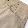 thumbnail image 5 of hoksml Men's Solid Color Casual Cargo Shorts Zipper Button Multiple Pockets Loose-Fit Lightweight Bermuda Shorts Thigh Fashion zip Pockets, 5 of 8