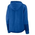 thumbnail image 3 of Women's Fanatics Royal Los Angeles Rams Lightewight Modest Crop Lounge Helmet Arch Pullover Hoodie, 3 of 7