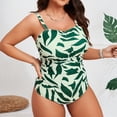 thumbnail image 2 of Krdevn Maillot de Bain Tankini Grande Taille avec Bretelles Réglables Imprimé Numérique Mode pour Femmes, 2 of 9