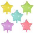 thumbnail image 5 of 10 globos de helio con forma de estrella de 18 pulgadas de papel de aluminio dorado y plateado para decoración de bodas, baby shower, fiestas de cumpleaños para niños, suministros de globos de aire pu, 5 of 5