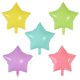 thumbnail image 5 of 10 globos de helio con forma de estrella de 18 pulgadas de papel de aluminio dorado y plateado para decoración de bodas, baby shower, fiestas de cumpleaños para niños, suministros de globos de aire pu, 5 of 5