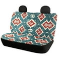 thumbnail image 6 of Pzuqiu Blue Aztec Car Seat Covers Full Set Breathable Automotive Interior Accessories Vehicle Cushion Protectors Interior Accessories Easy to Install Elegance Fit for Car Truck, 6 of 7