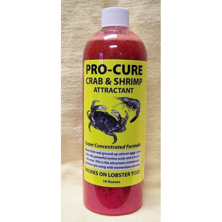 Pro-Cure Water Soluble Fish Oil Sand Shrimp - 4oz Bottle For Better Fishing Results