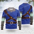 thumbnail image 3 of Divertido regalo de Navidad Cosplay Armadura Feo Suéteres de punto navideños Regalos de Navidad Jerséis Tops Pareja Fiesta Unisex Casual-7, 3 of 5