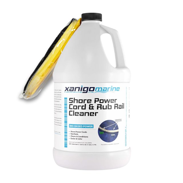 Limpiador Shore Power Cord & Rub Rail, 3,78 L, Xanigo Marine