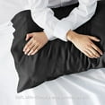 thumbnail image 3 of U by Bedsure Queen Cooling Pillow Cases - Rayon Derived from Bamboo, Black Set of 2,Pillow Covers with Envelope Closure, 3 of 4