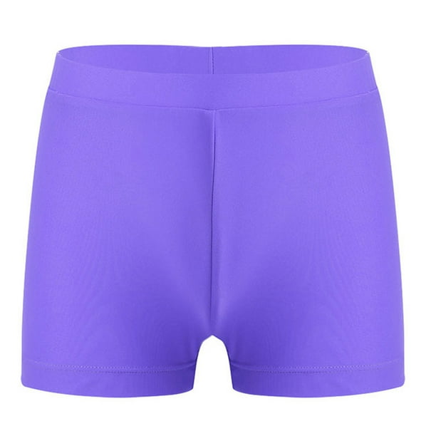 MSemis Kids Girls Athletic Shorts for Swimming Dancing Gymnastics