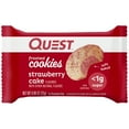 Quest Frosted Protein Cookies, Soft Baked, Strawberry Flavor, 8 Count
