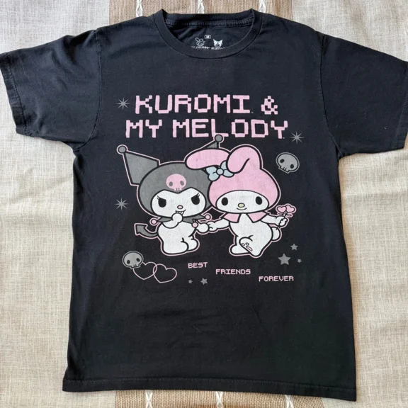 Kuromi & My Melody Best Friends Forever T-shirt Sizes S-5XL The Golden Shop