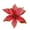 Red, variant on Deago 12pcs 5.91" Artificial Flower Glitter Poinsettia Flowers For Christmas Tree Ornament Home Wedding Party Floral Décor (Red)