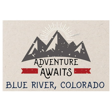 

Blue River Colorado Souvenir 2x3 Inch Fridge Magnet Adventure Awaits Design