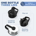 thumbnail image 3 of Botella de hidratación IRON °FLASK para acampar y hacer senderismo, 1,2 L, acero inoxidable, 3 of 8